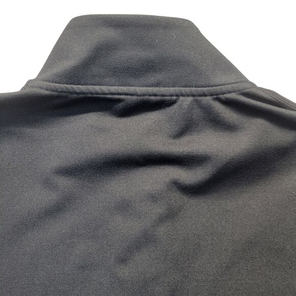 Fabletics LARGE Trinity Cold Weather Jacket Black Running Jogging Zip Up Stretch - Picture 9 of 13